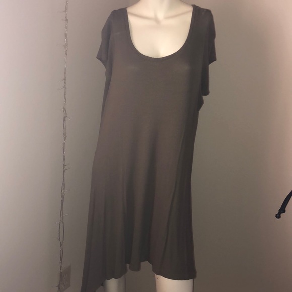 Army Green Tunic Dress - Picture 3 of 3